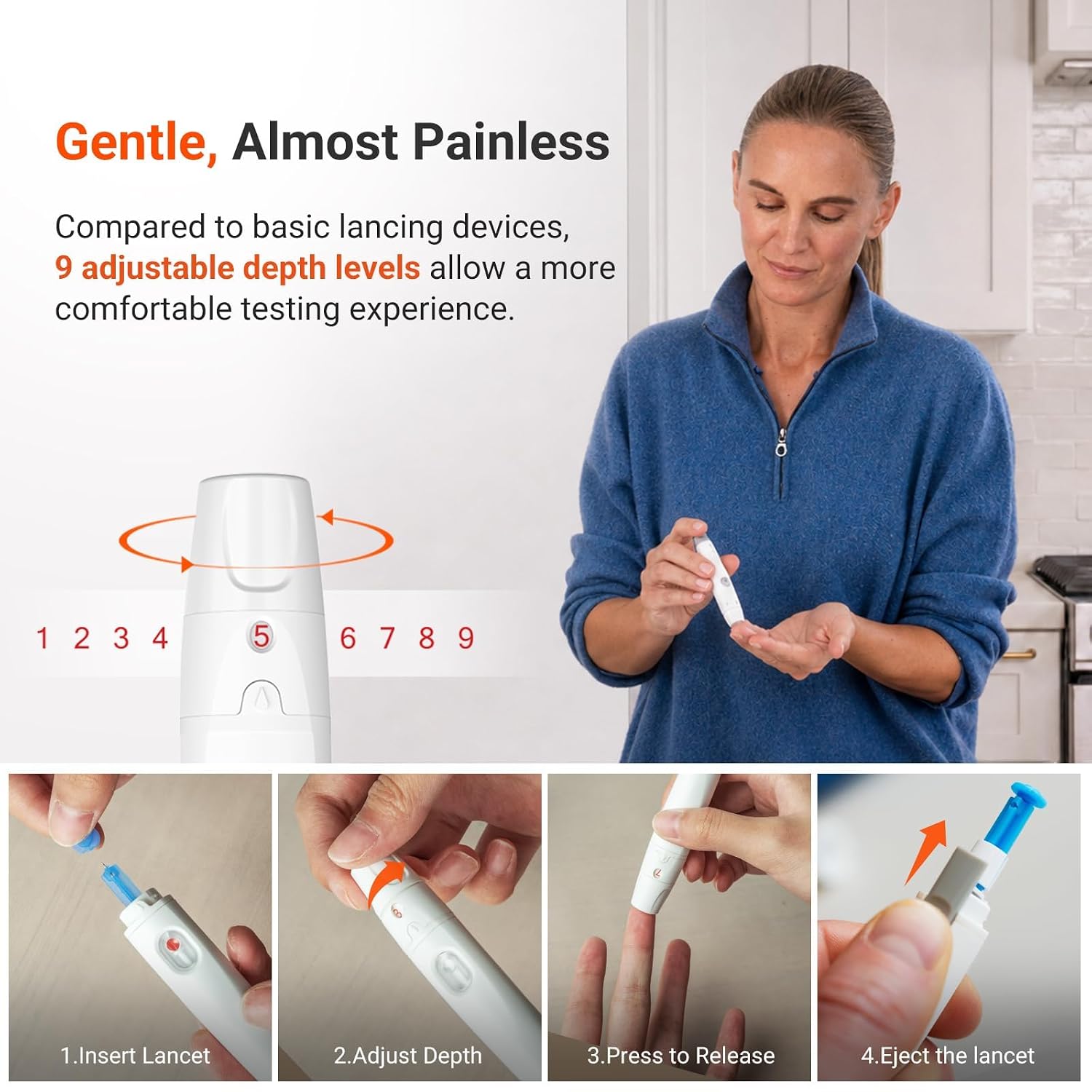 Detalle de iHealth Gluco+ Wireless Smart Blood Glucose Monitor Kit
