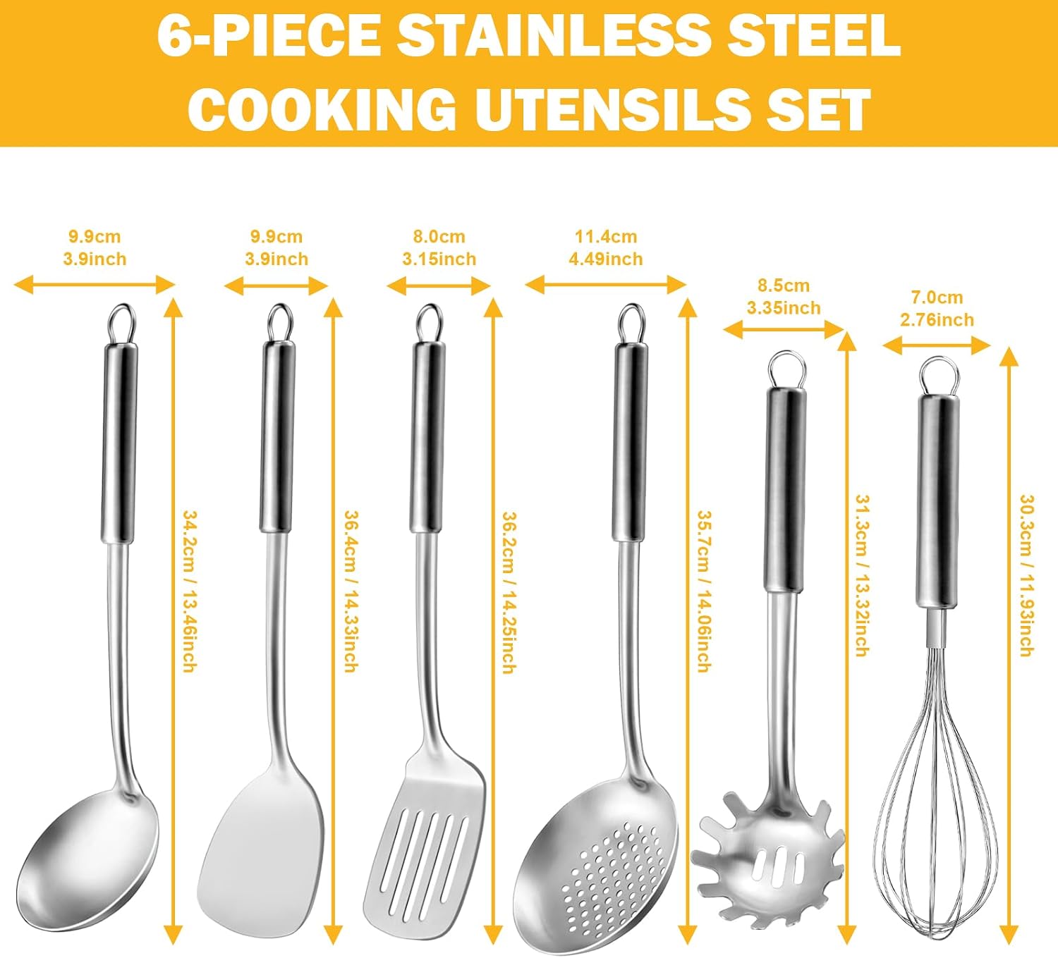Detalle 2 de Gymdin Kitchen Utensil Set, 6-Piece