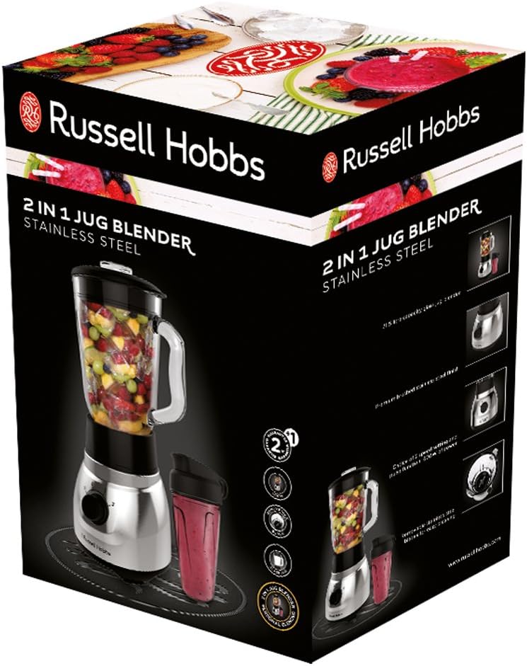 Thumbnail 9 de Russell Hobbs St-Steel Batidora 2 en 1, Potente y Elegante 🥤