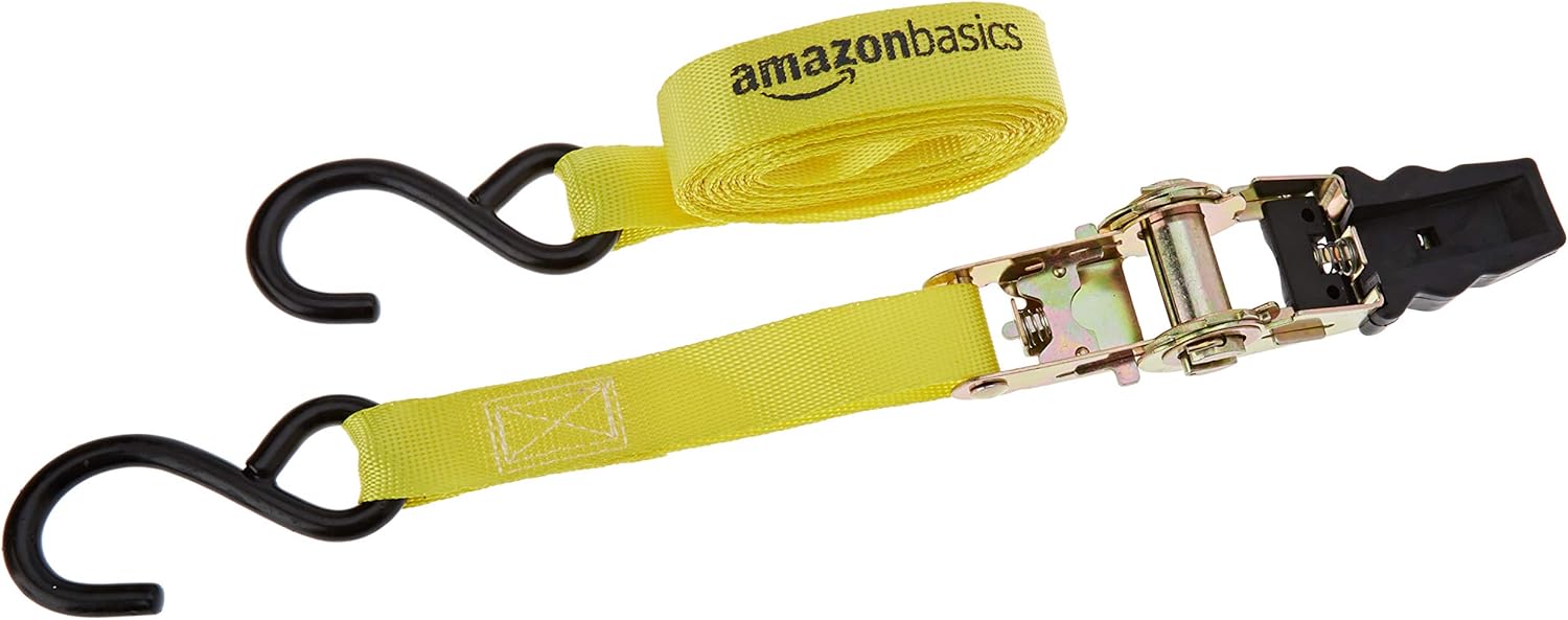 Thumbnail 1 de Amazon Basics Cinghie a cricchetto 4 pezzi, 4,5 m x 2,5 cm