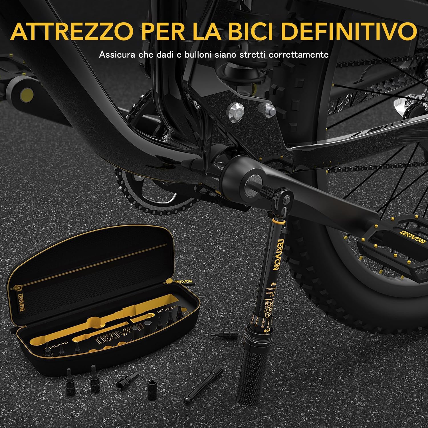 Detalle 2 de LEXIVON LX-191 chiave dinamometrica bici 2-26 Nm