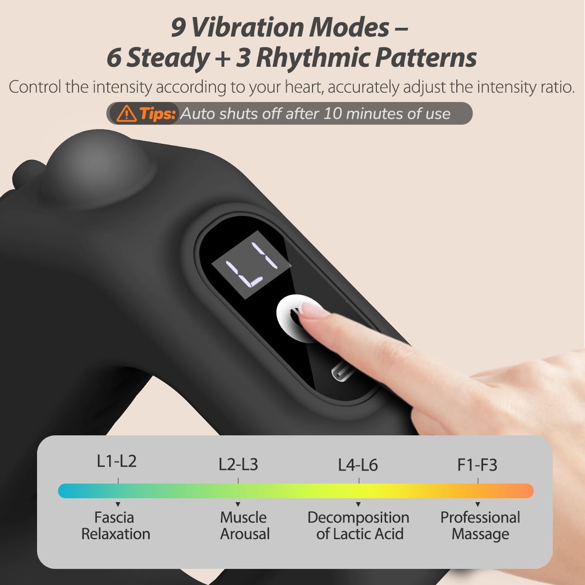 Detalle 2 de Generic R10 Compact Fitness Ring with 6 Adjustable Vibration Levels
