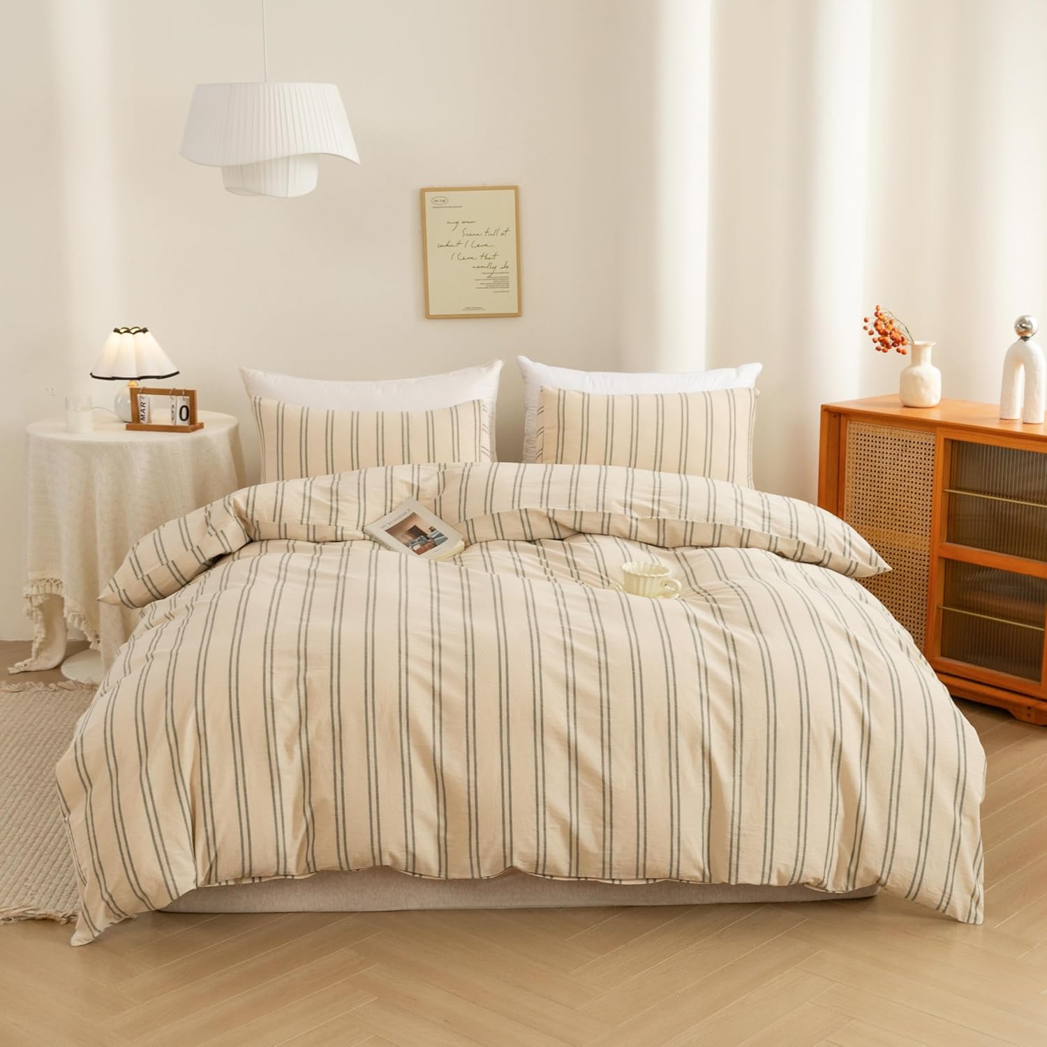 Detalle de ECOCOTT Duvet Cover King Size 100% Cotton Bedding