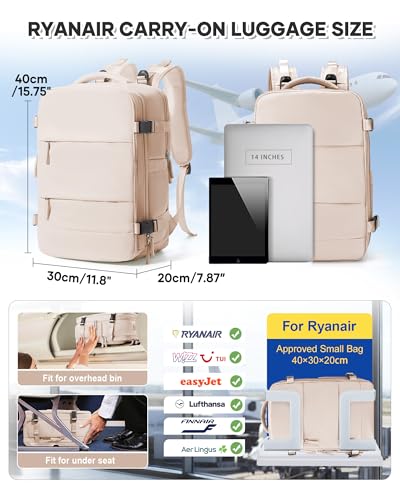 Thumbnail 2 de BJLFS Zaino Ryanair 40x30x20 Sottovuoto con Pompa: compatto, pratico e pensato per viaggi low-cost