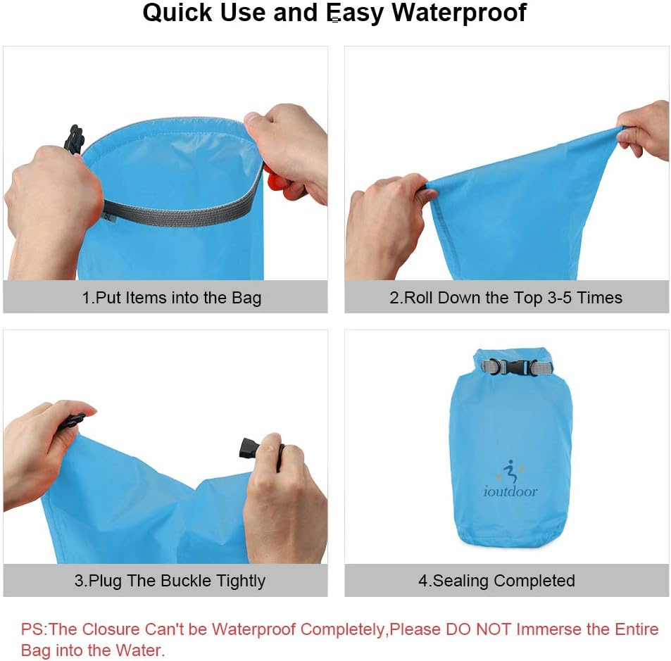 Thumbnail 4 de ioutdoor Dry Bag 2L–70L wasserdichte Trockenbeutel – Ultraleicht, abriebfest, reißfest