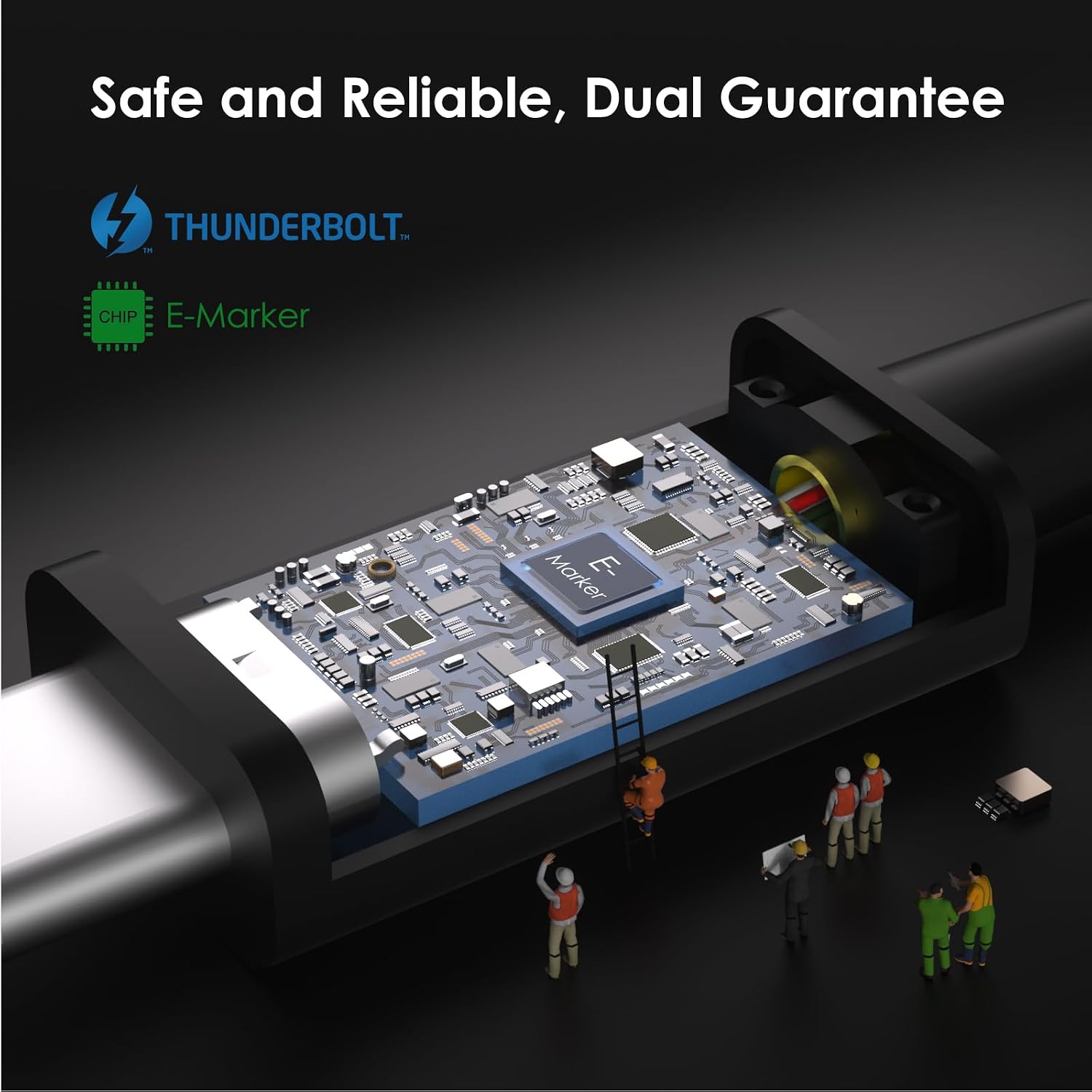 Detalle de WAVLINK Thunderbolt 5 120 Gbps 240W