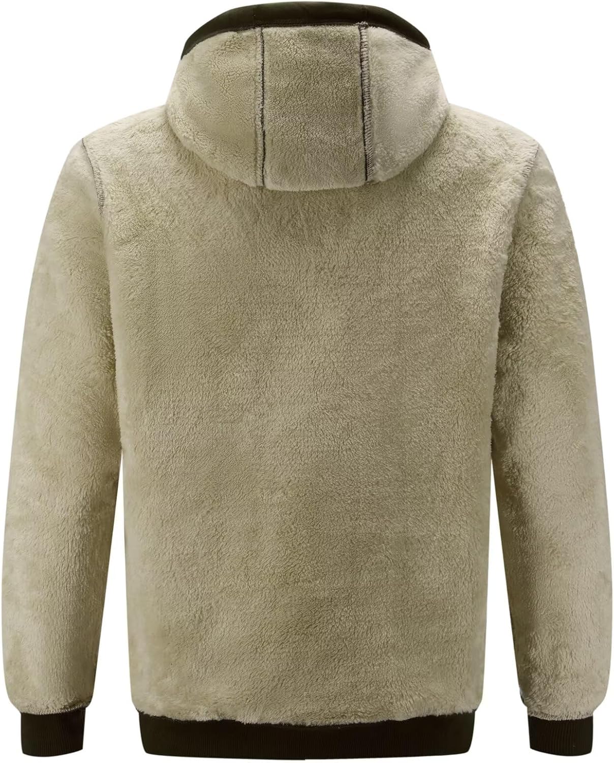 Detalle de PrimeCrest fleecehoodie voor heren met fleecevoering, capuchon en kangoeroezak