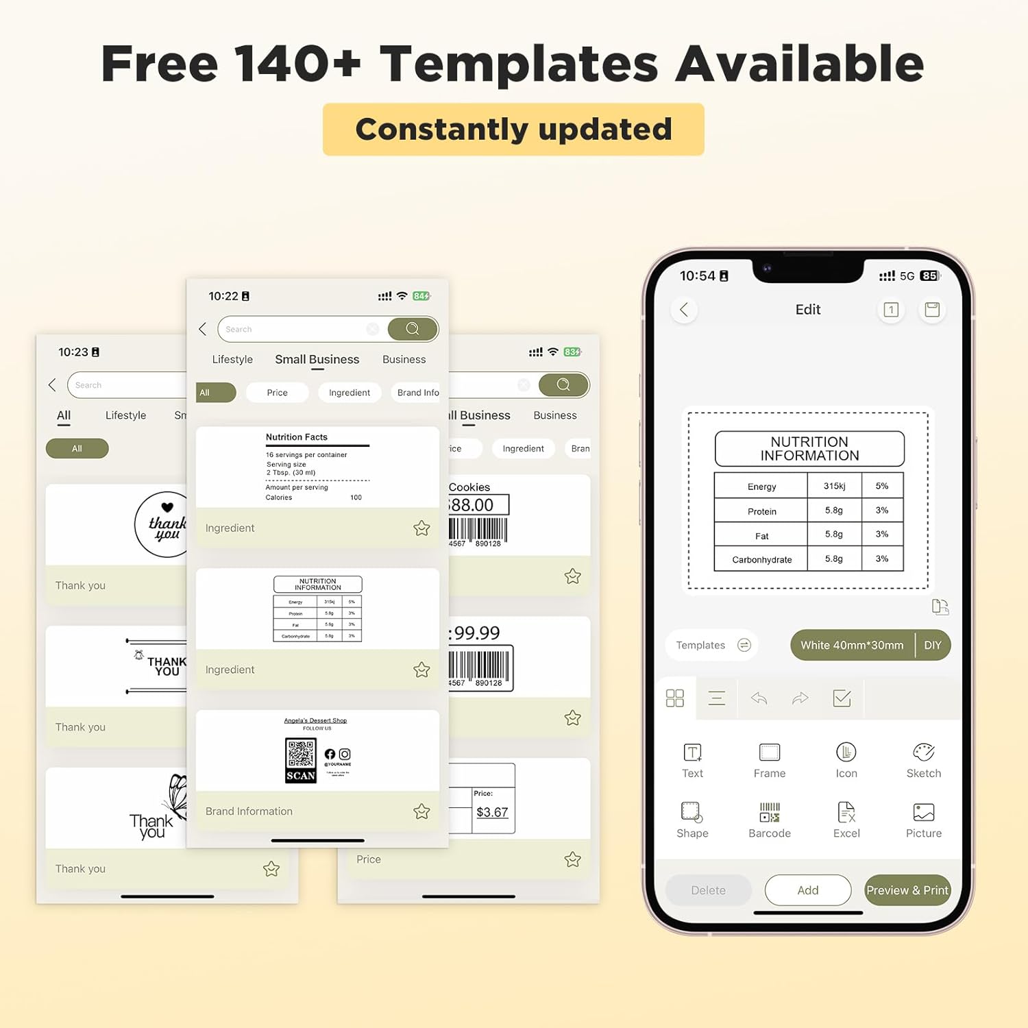 Detalle de SUPVAN T50M Pro Bluetooth Label Maker: Inkless, App-Driven Labeling for Home and Small Business