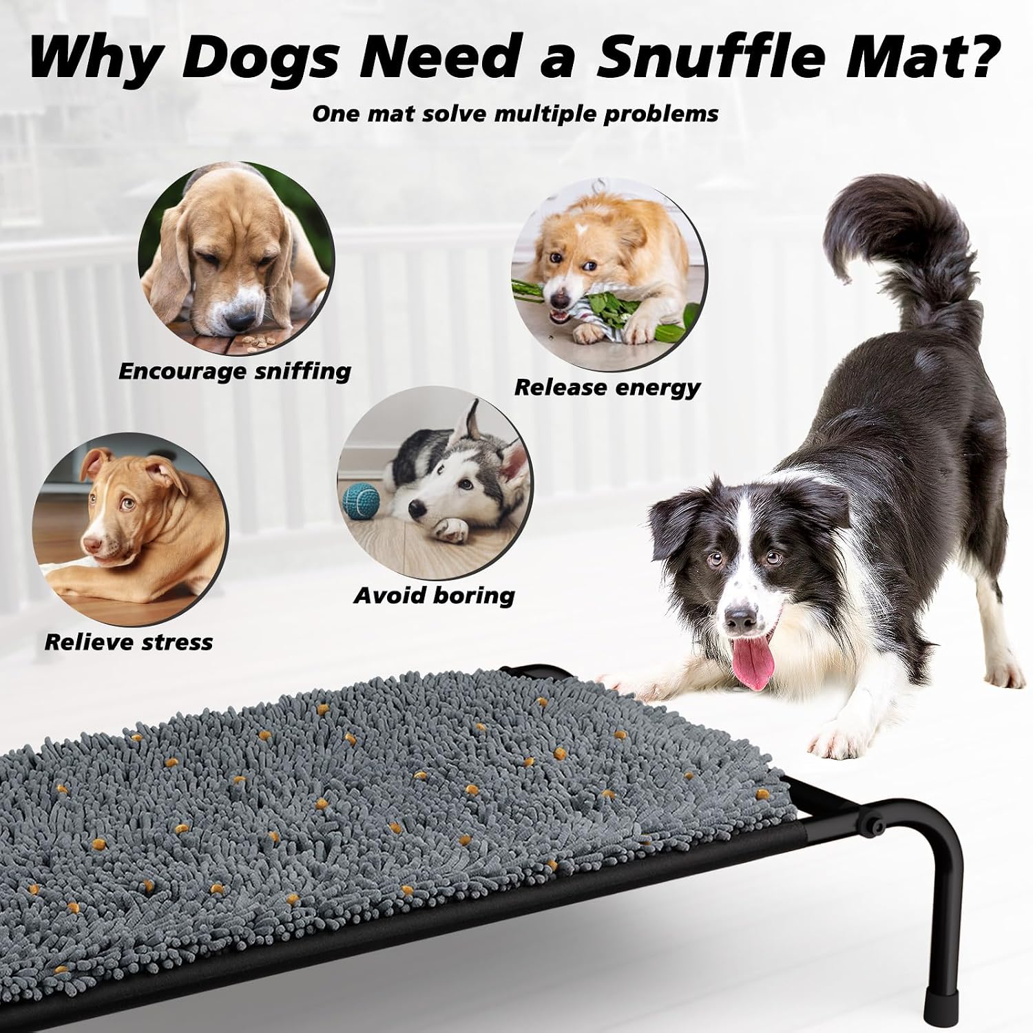Detalle de Rundik Dog Snuffle Mat 23 x 40 inches