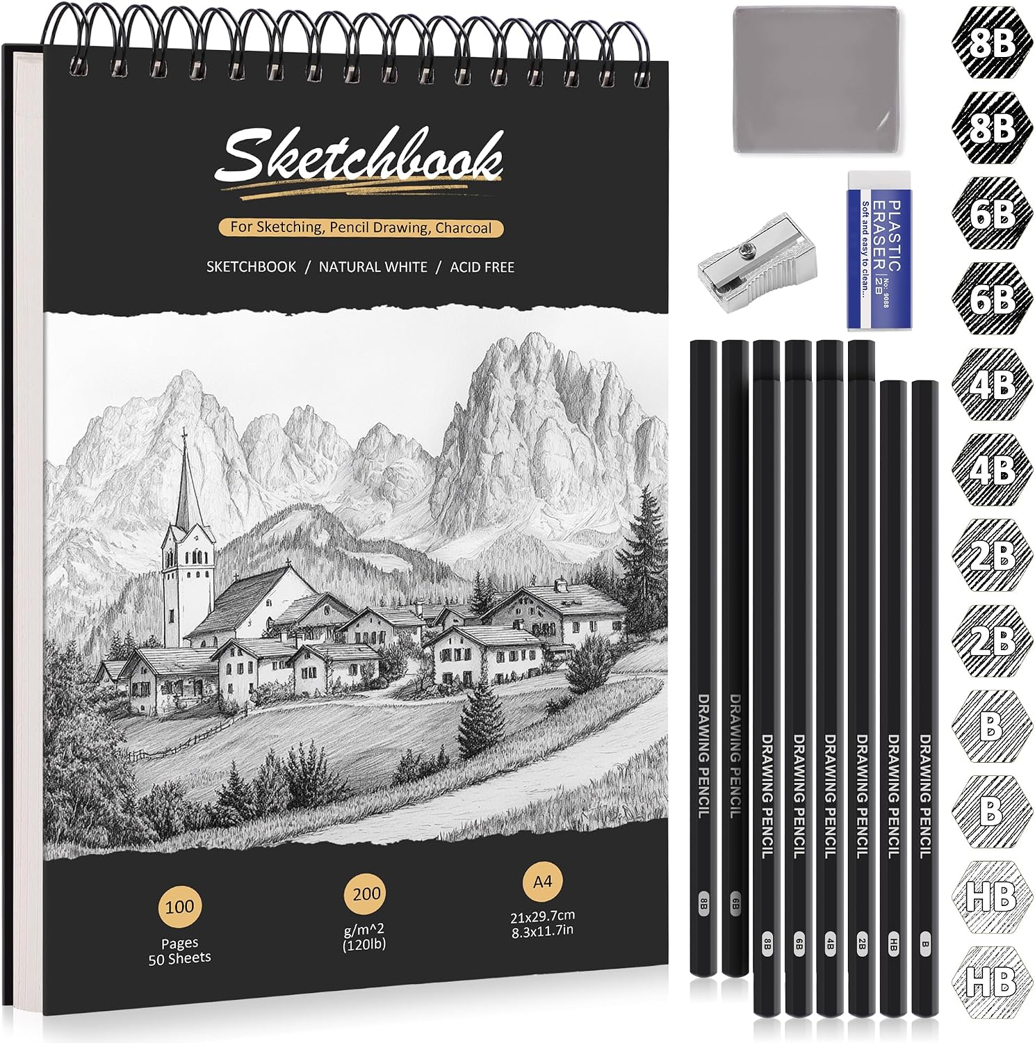 Imagen de DazSpirit A4 Sketchbook en OfertitasTOP