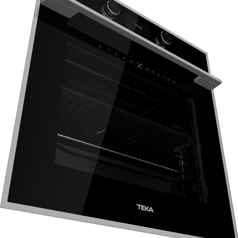 Thumbnail 1 de Teka Steakmaster Horno Pirolítico Multifunción 71L a Cristal Negro