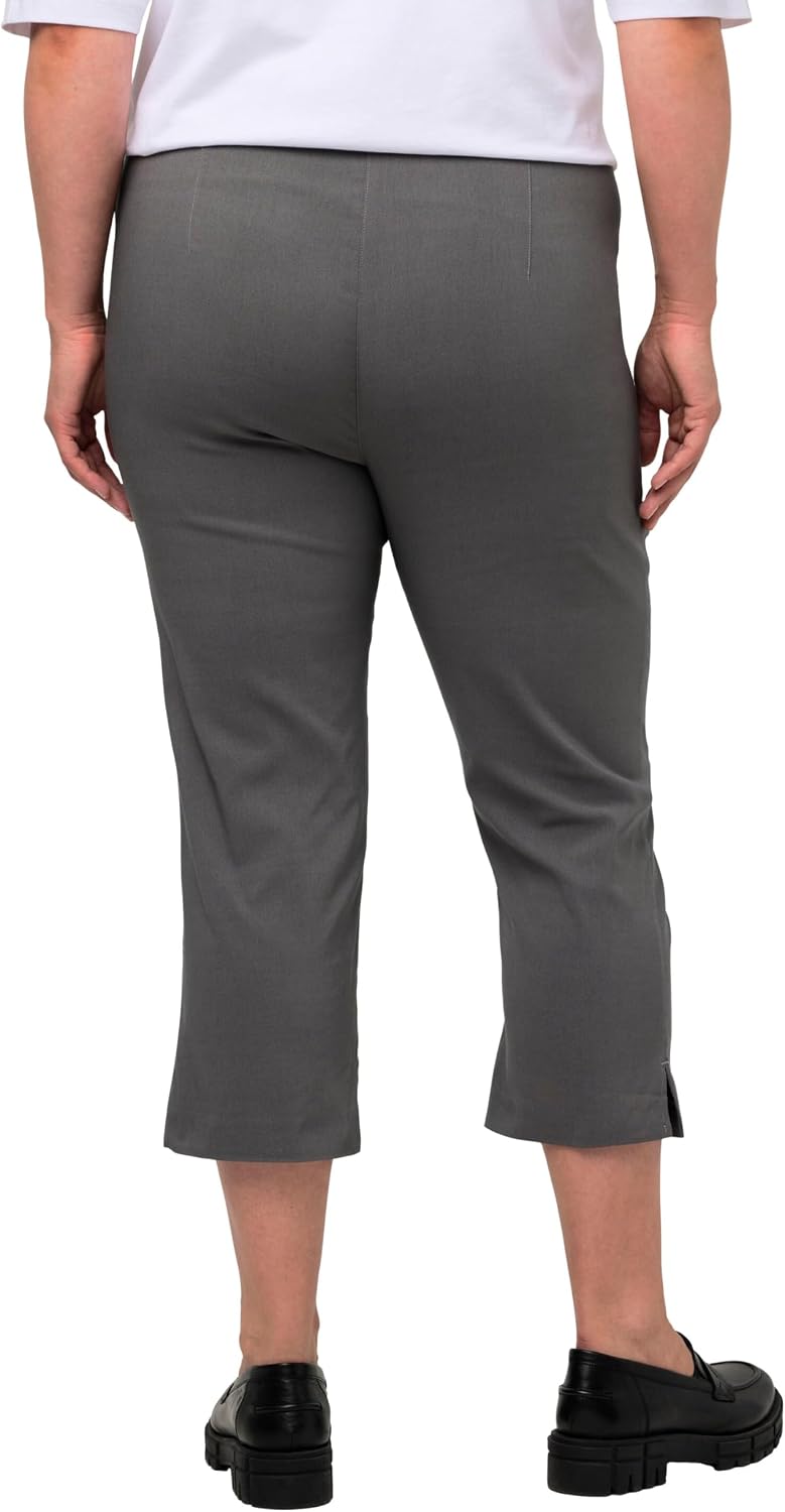 Thumbnail 6 de Ulla Popken Bengalinhose für Damen in Übergrößen – wadenlang, Elastikbund, stretch (640914)