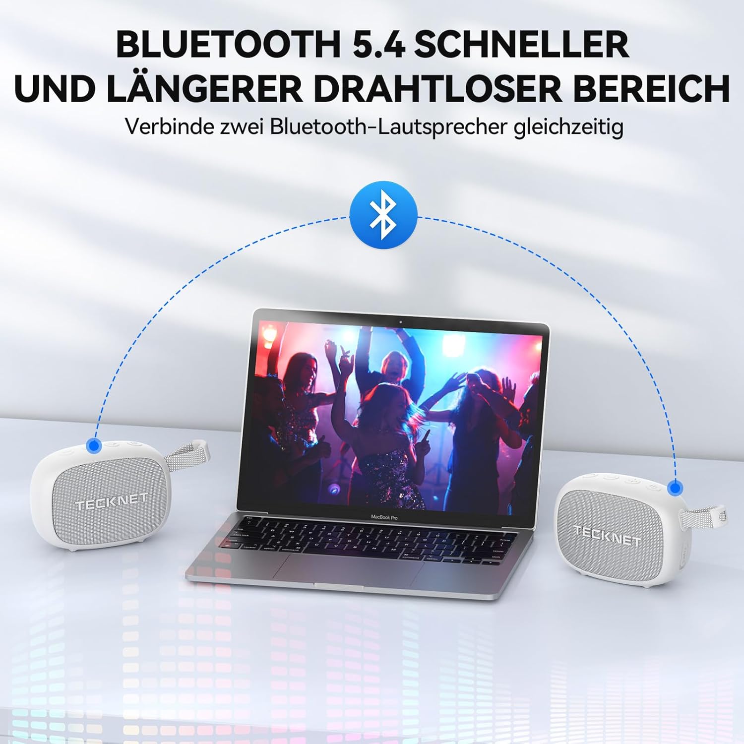Thumbnail 3 de TECKNET Portable Bluetooth Speaker with IP67 rating, TWS surround sound and up to 30H playtime