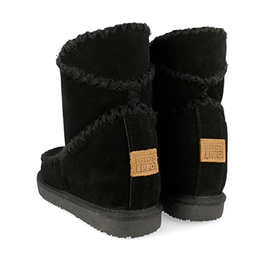 Thumbnail 3 de GIOSEPPO 42114 Botines negros estilo australiano con cuña