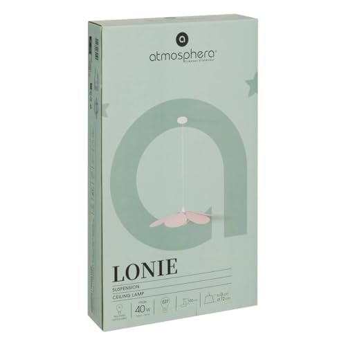 Detalle 2 de Atmosphera Suspension Pétales Naya Rose – Lustre bohème 72 cm, câble 100 cm, E27 (ampoule non incluse)