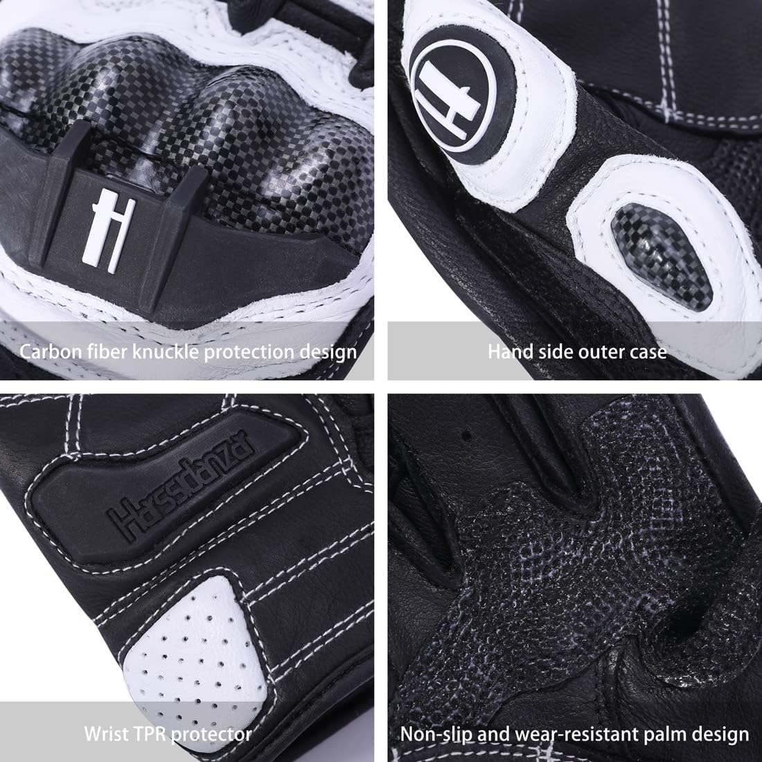 Detalle de Harssidanzar Motorcycle Gloves KM046