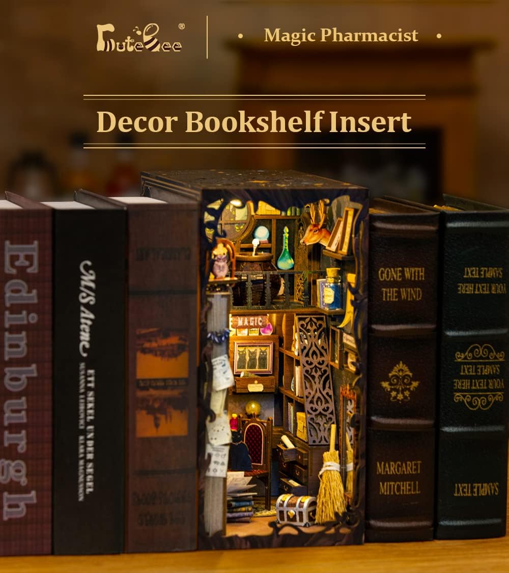 Thumbnail 1 de CUTEBEE Book Nook Kit 3D Casa delle Bambole