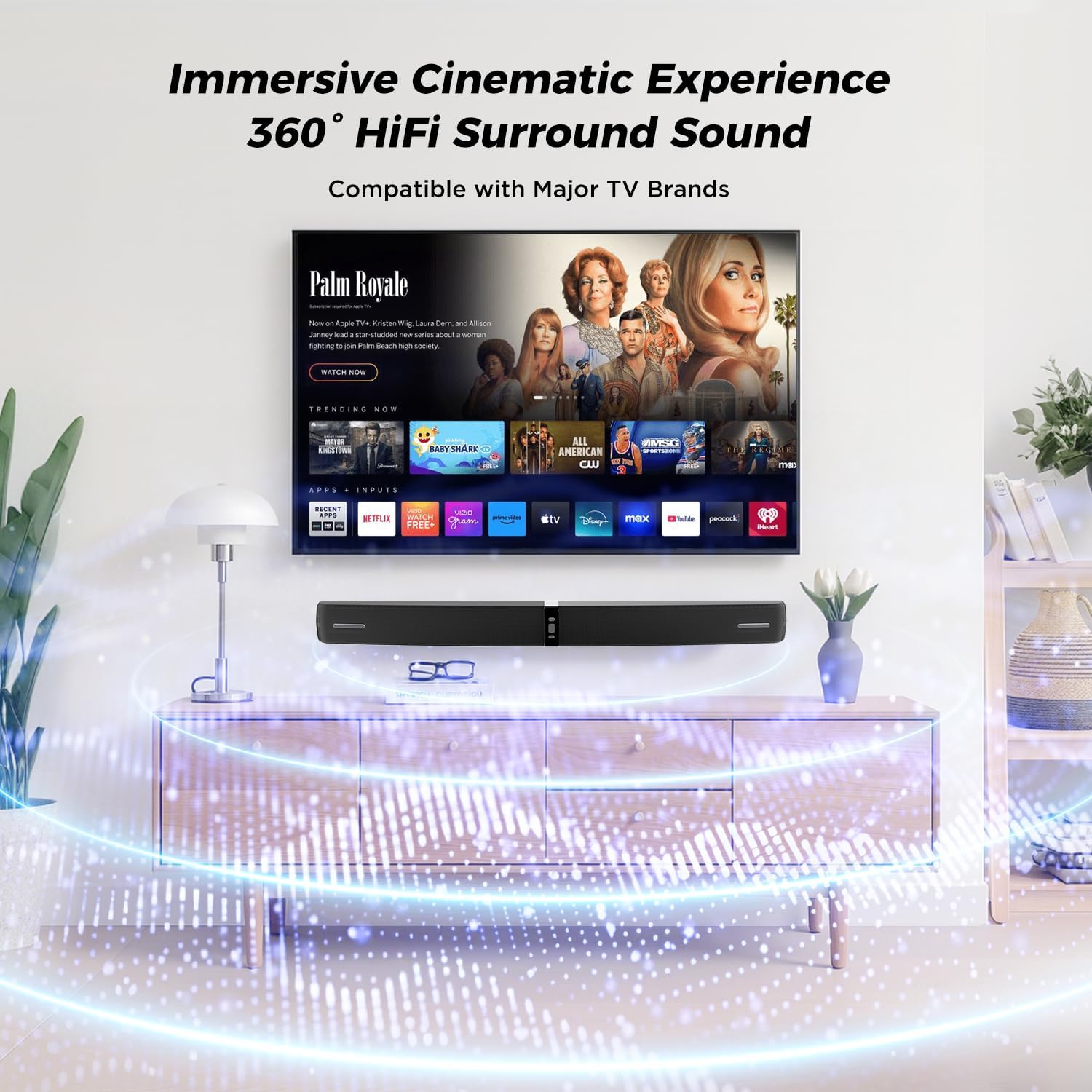 Thumbnail 1 de Soundbar 2‑in‑1 Detachable Tower Speakers with Bluetooth 5.3