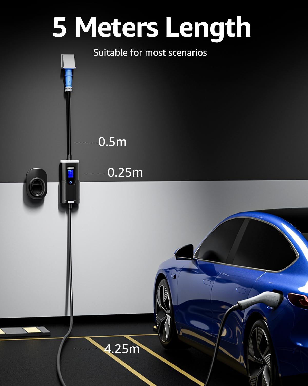 Thumbnail 1 de Bokman EV Charger 7.4kW Type 2 to CEE Plug
