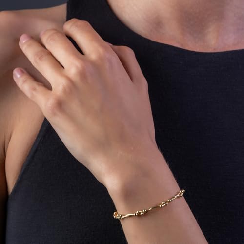 Detalle 2 de MIORE Pulsera Plata 925 chapada 21 cm 💍