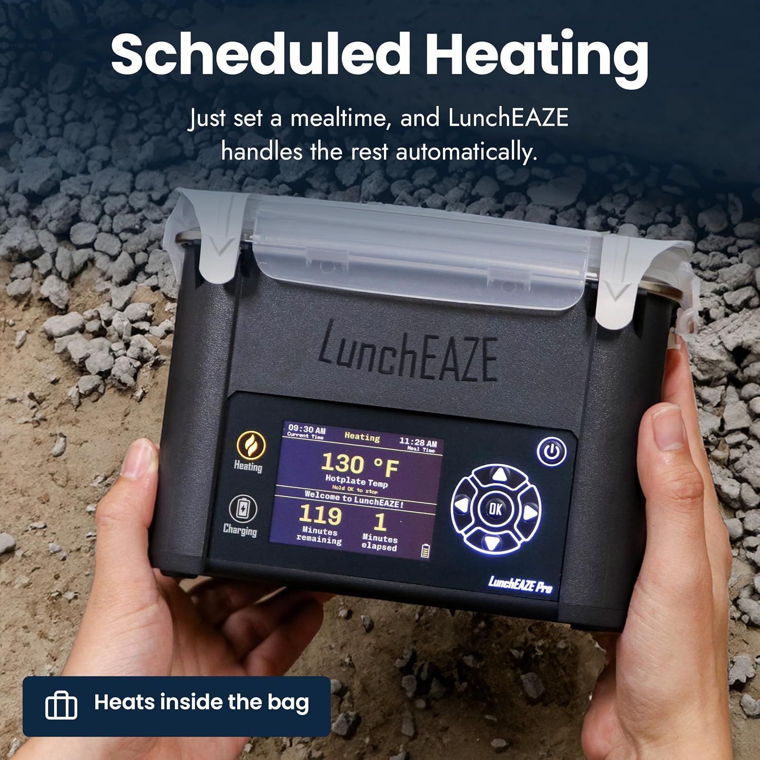 Thumbnail 5 de LunchEAZE Pro Cordless Heated Lunchbox 4-Cup 🍱