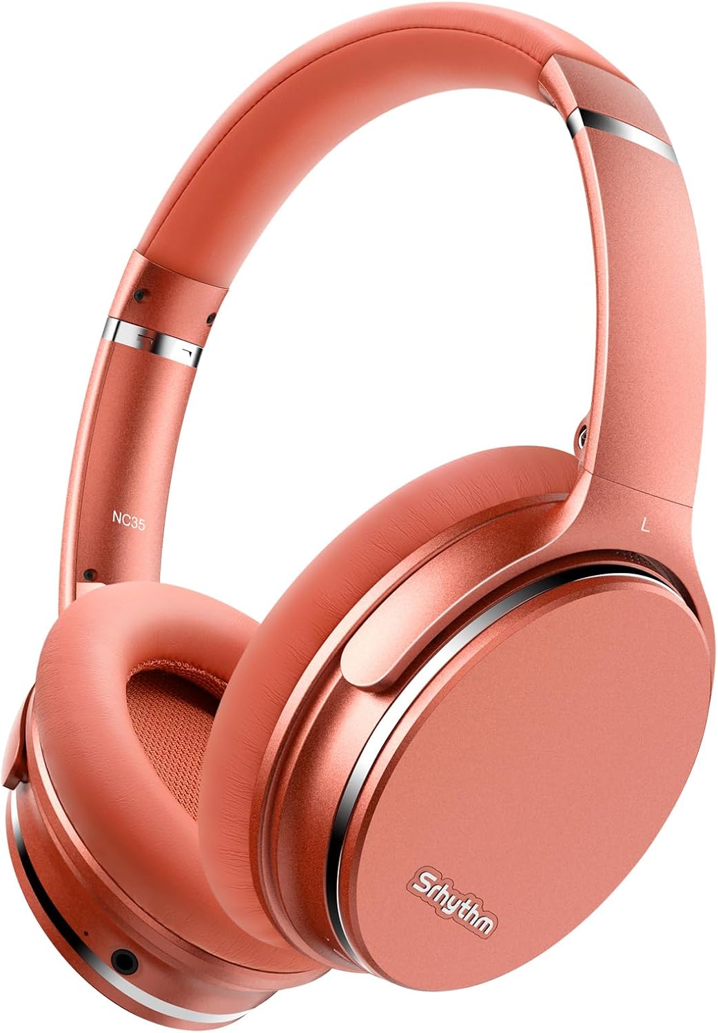 Detalle de Srhythm NC35 trådlösa over-ear-hörlurar med ANC och Bluetooth 5.3
