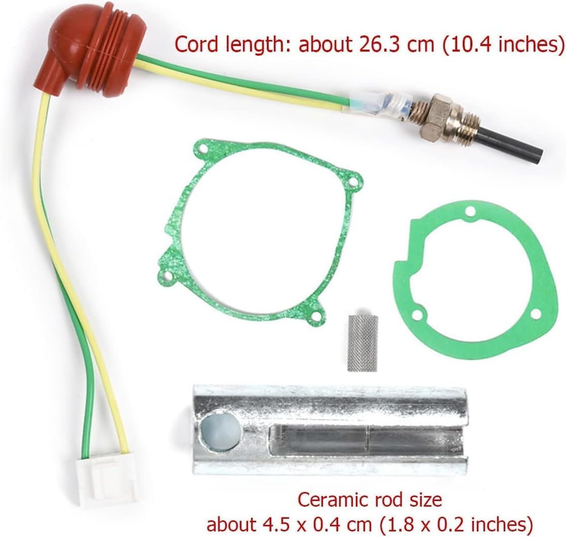 Thumbnail 1 de BUTORY 5PCS 12V Glow Plug Kit for Diesel Heaters (Ceramic, 2 kW) – Includes Removal Tool