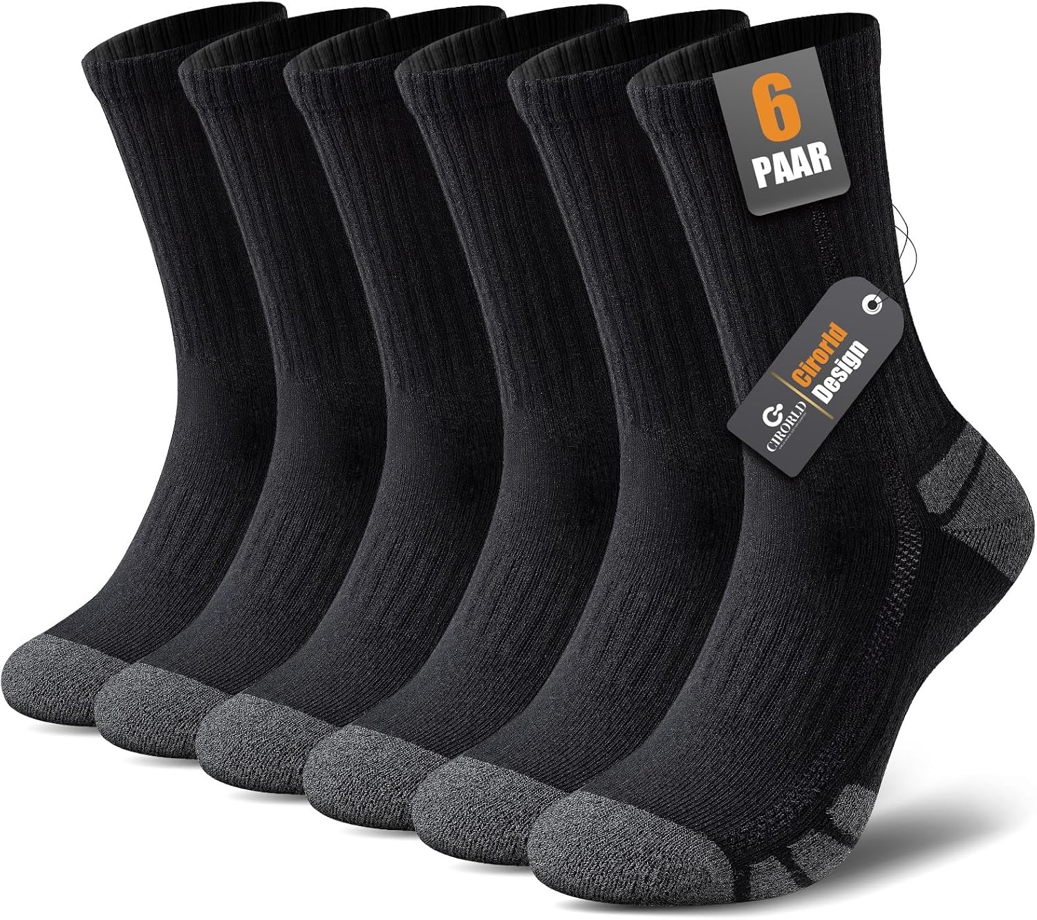 Thumbnail 6 de Cirorld Wandersocken Baumwolle 6 Paar