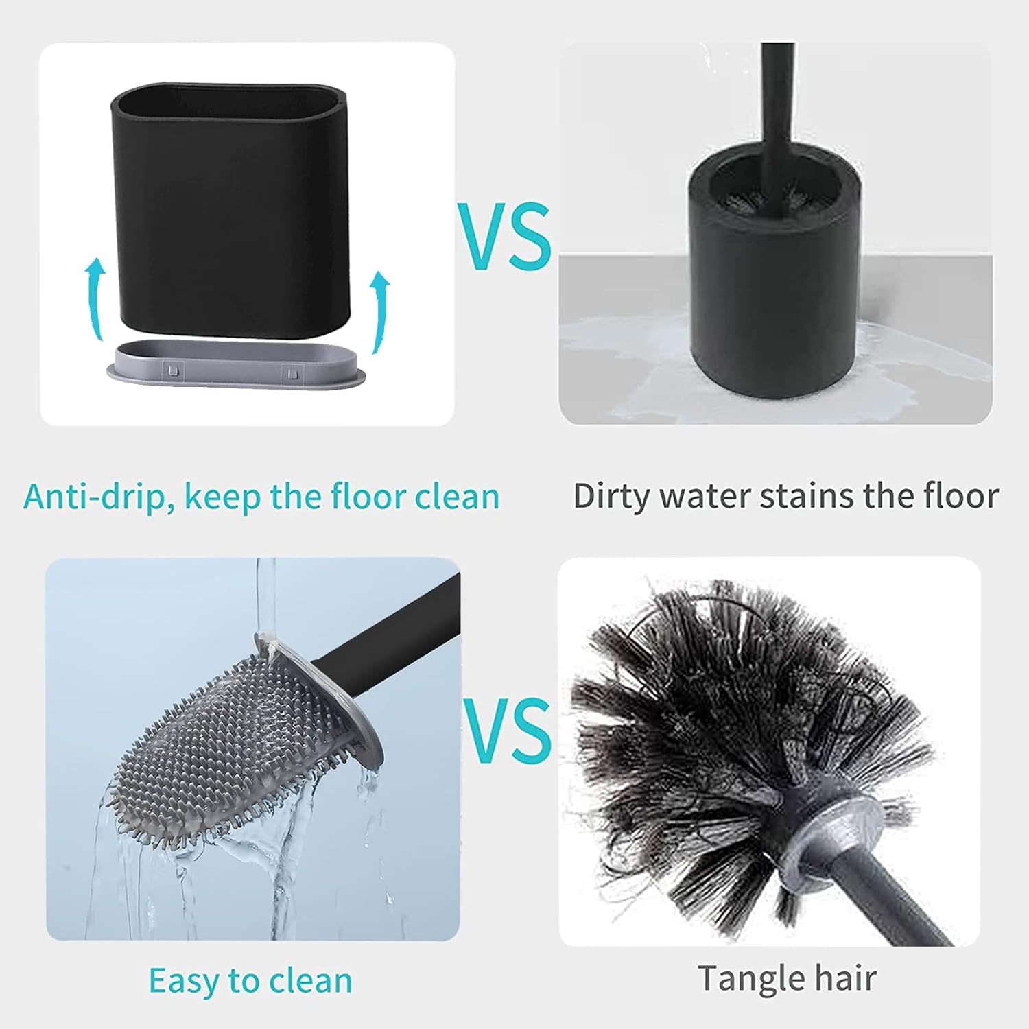 Thumbnail 5 de JIMACRO Bendable Silicone Toilet Brush