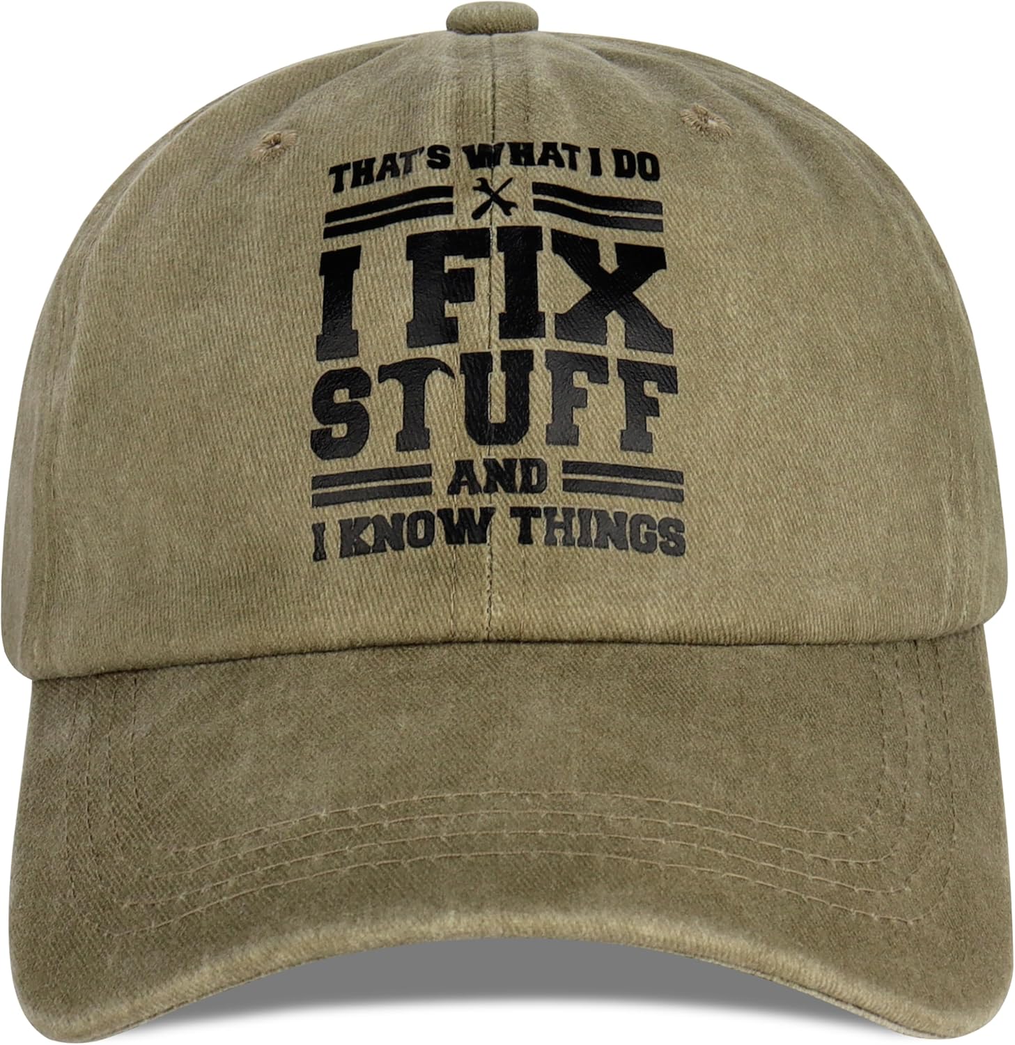 Detalle de Jeasona baseball cap for men in 100% cotton, one size with funny printed letters