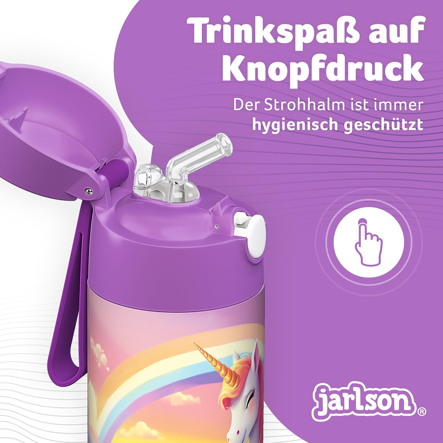 Thumbnail 3 de Jarlson Kinder Trinkflasche Charli 350 ml