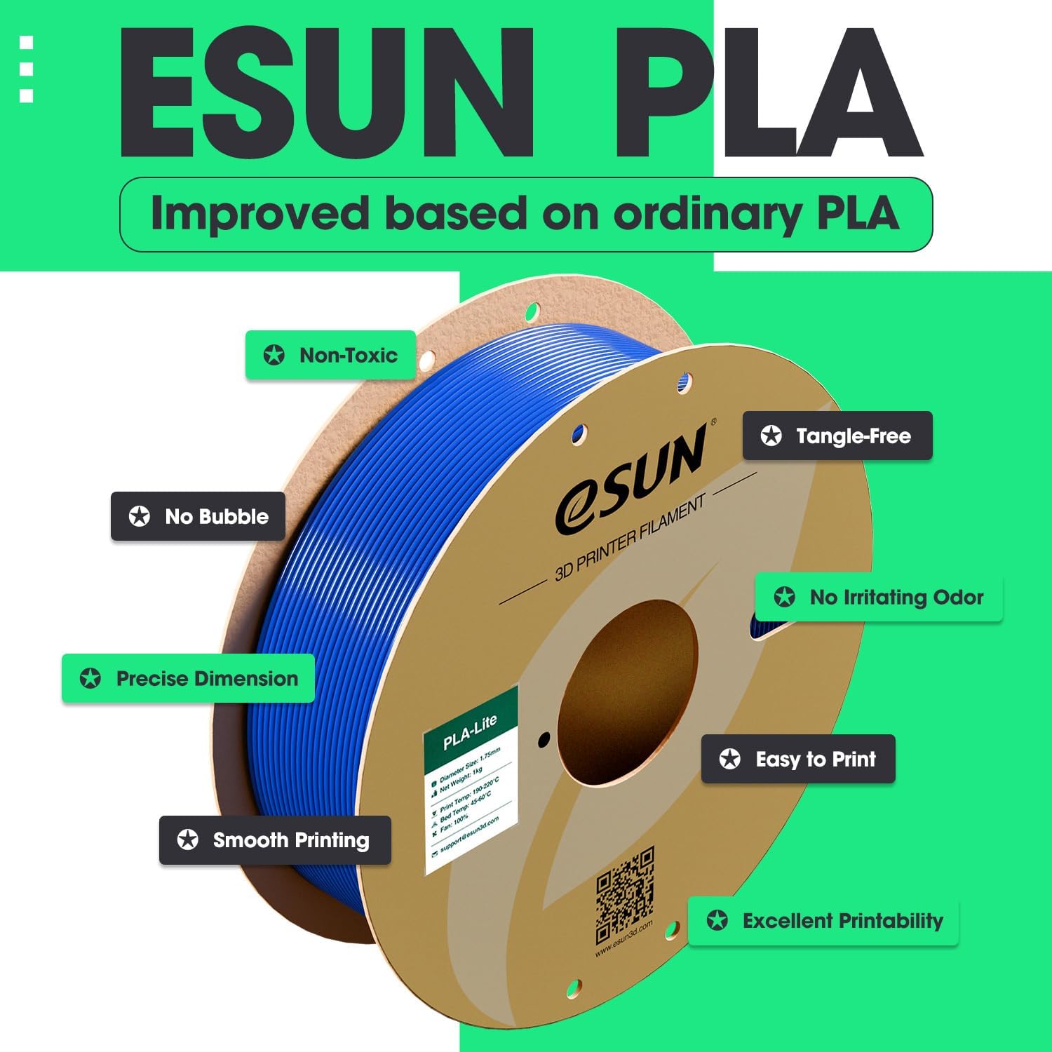 Detalle 2 de eSUN PLA Filament 1.75mm