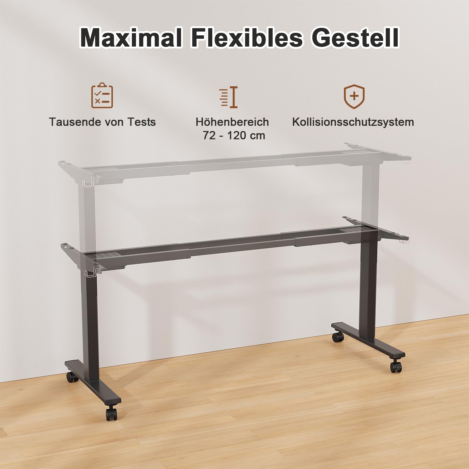 Detalle 1 de JUMMICO scrivania elettrica regolabile 100 kg