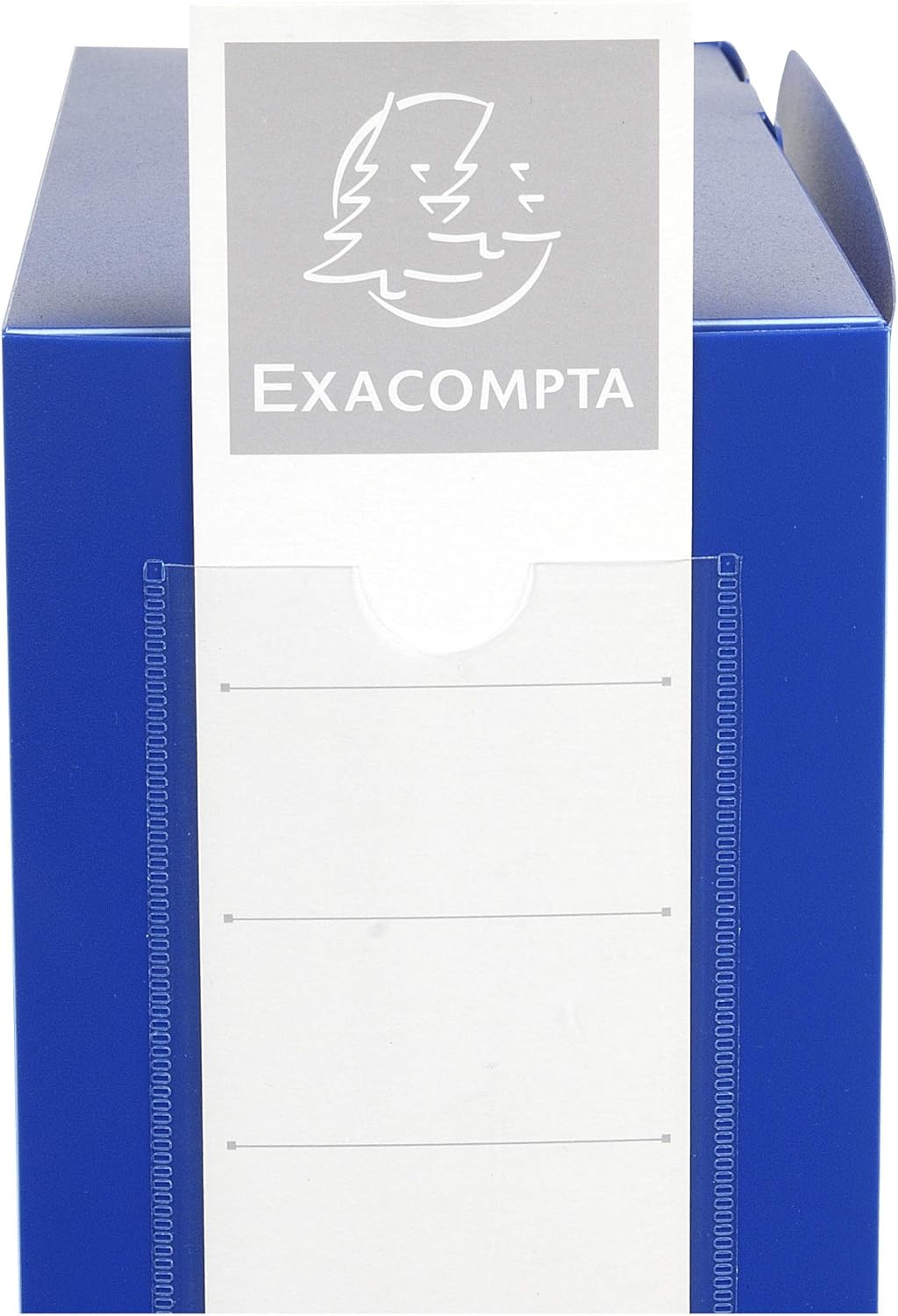 Thumbnail 3 de Exacompta 59932E – 10 boîtes d'archives à pression, dos 100 mm, A4, bleu