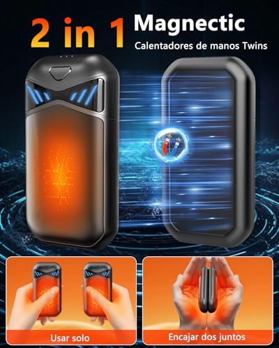 Thumbnail 1 de Scaldamani Ricaricabile Magnetico 2 in 1, scaldamani powerbank 3 livelli