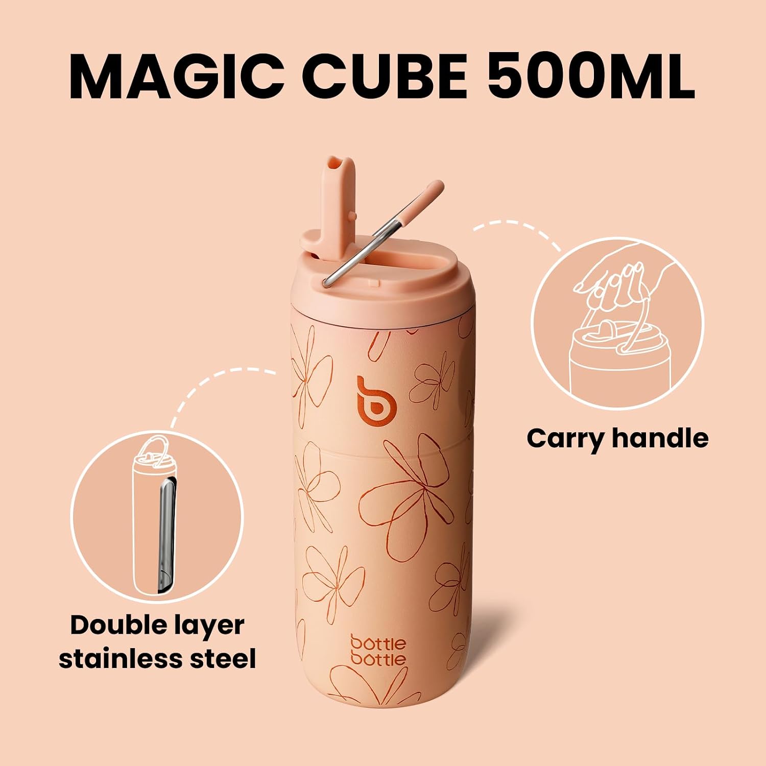 Detalle de BOTTLE BOTTLE Insulated Bottle 500ML 🚰