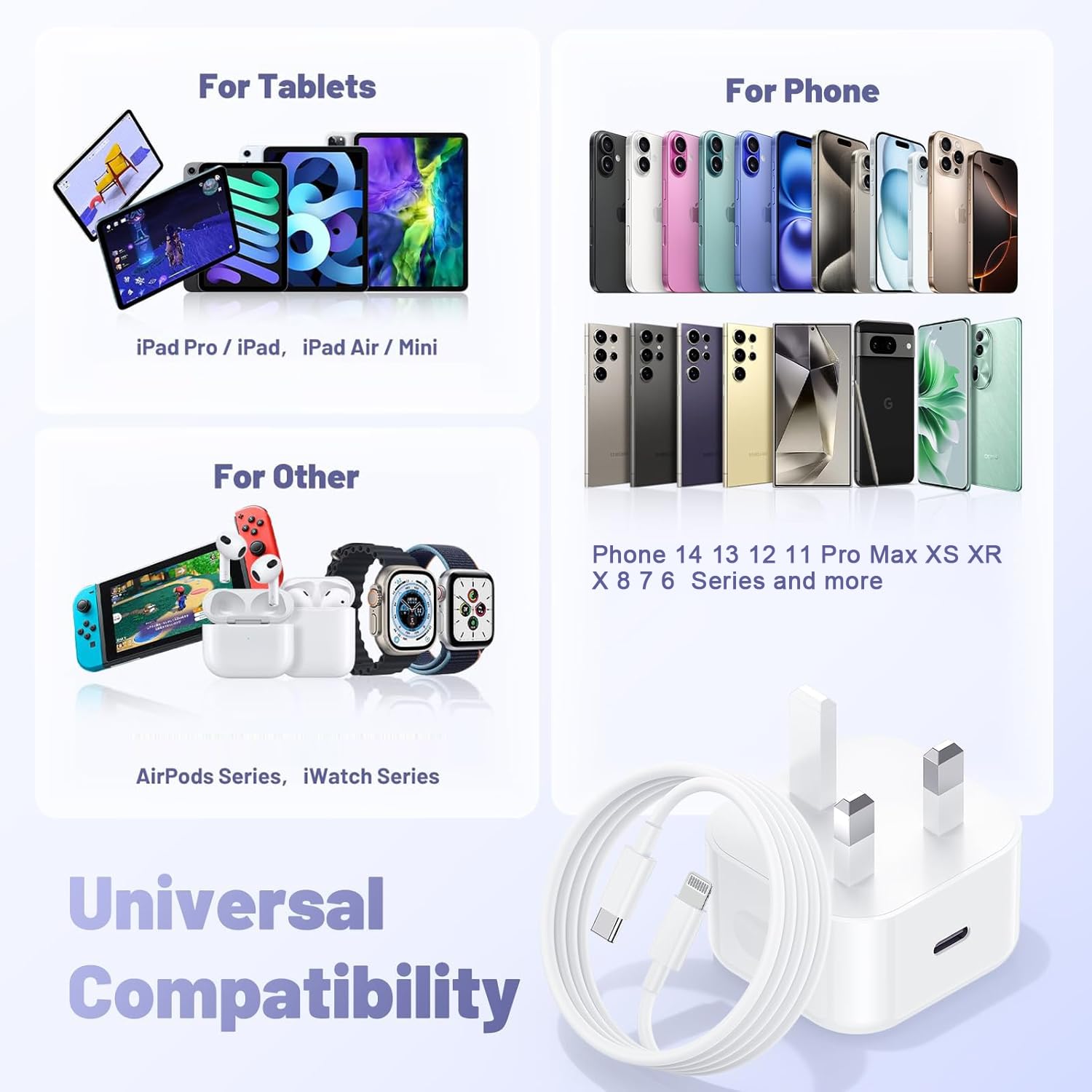 Thumbnail 4 de Apple Lightning 3m Fast Charging Cable 20W