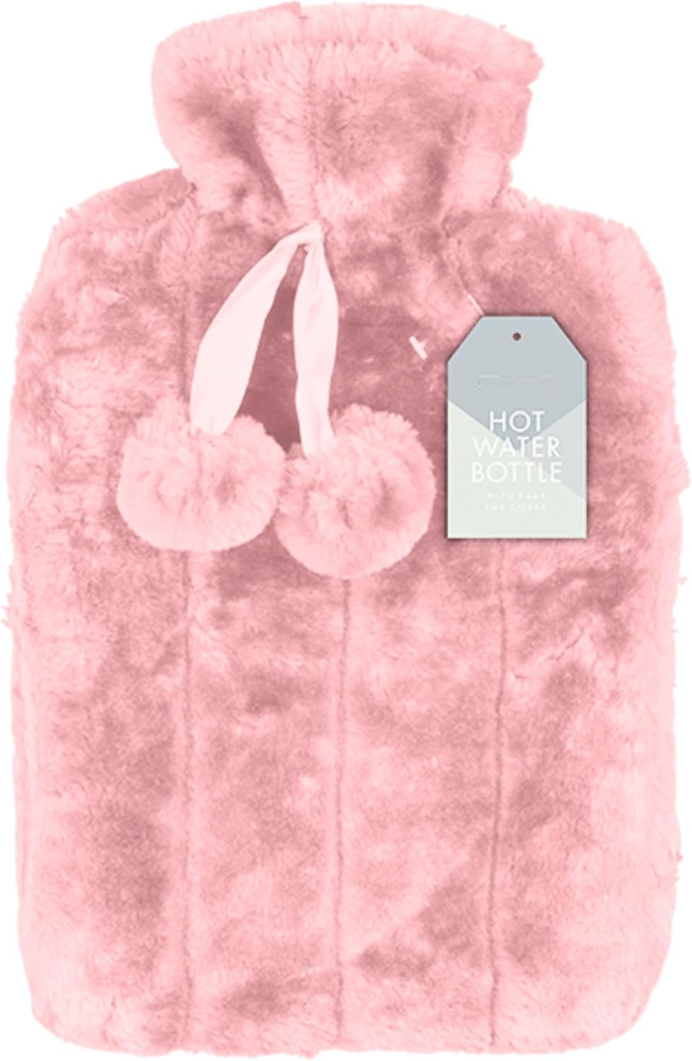 Detalle de AKEDE Luxury Hot Water Bottle 1L with Faux Fur Cover