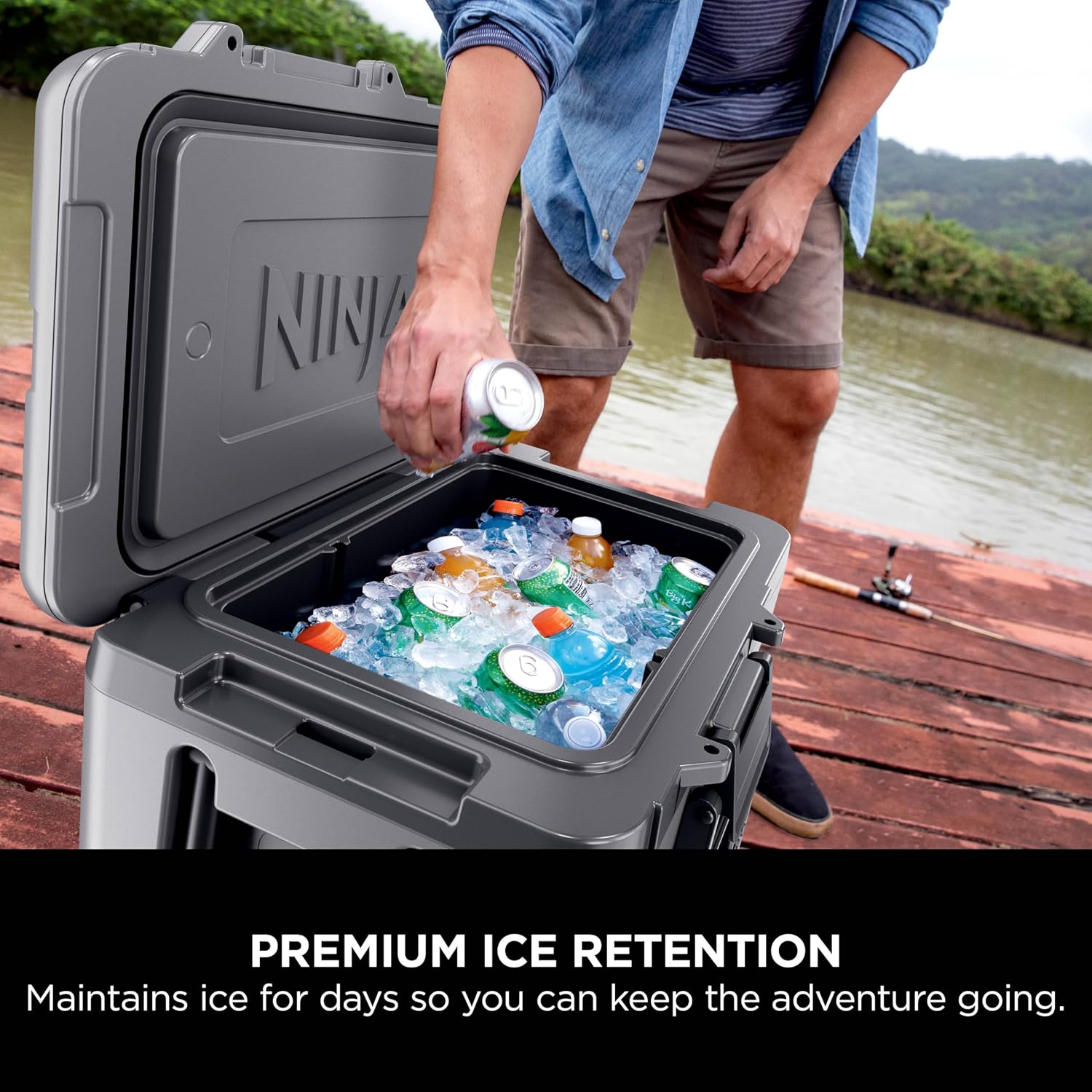 Detalle de Ninja FrostVault Heavy-Duty Insulated Cool Box