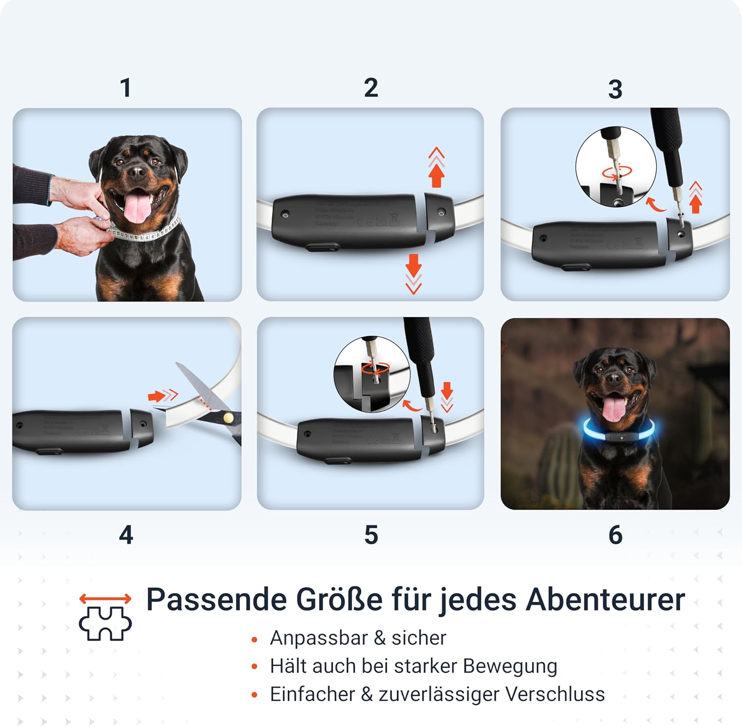 Thumbnail 5 de PAJ Light LED Collar 20-70 cm