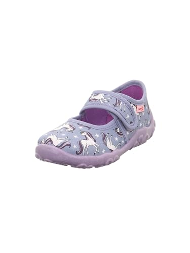 Detalle de Superfit Mädchen Bonny Hausschuhe 1-800283 – Blau Mehrfarbig, 32 EU