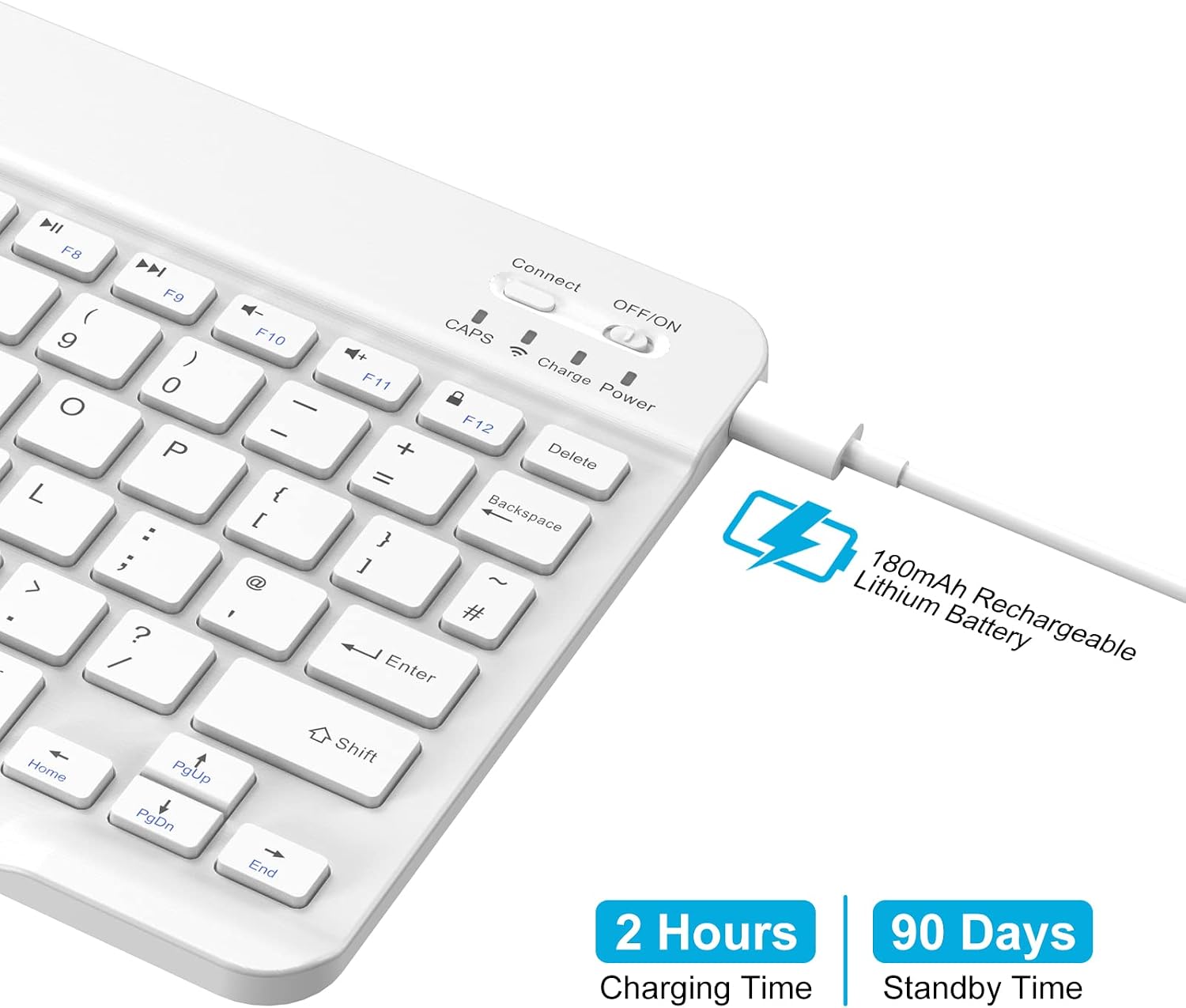 Thumbnail 5 de PINKCAT Bluetooth Keyboard UK Layout