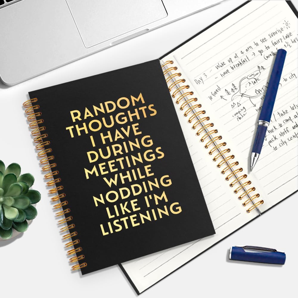Detalle de JMYROG Spiral Notebook, 160 Pages