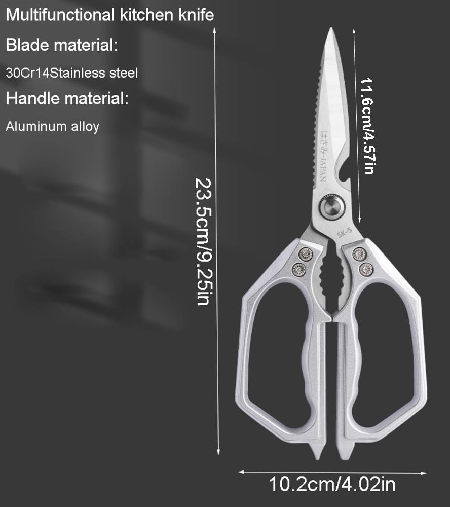 Detalle de Premium Kitchen Scissors: Heavy-Duty Stainless Steel Kitchen Shears