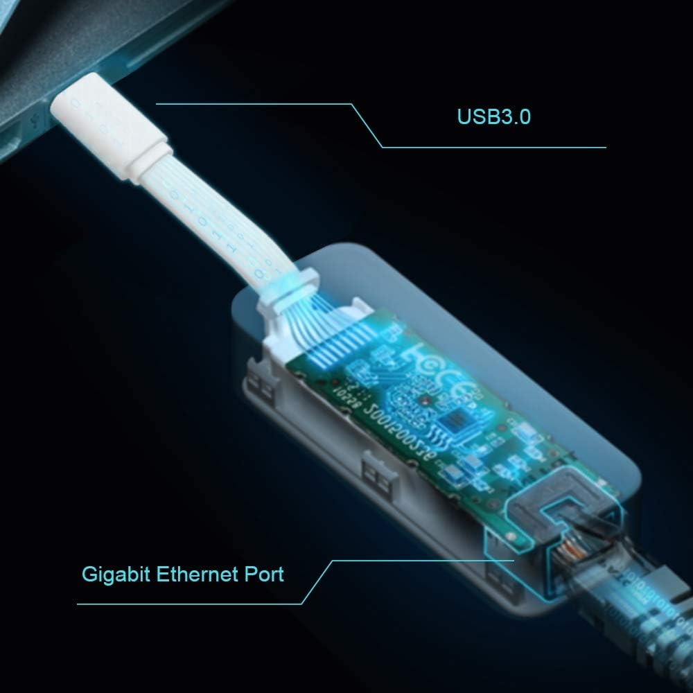 Thumbnail 4 de TP-Link UE300C : adaptateur USB‑C vers Ethernet Gigabit RJ45 jusqu’à 1 Gbps