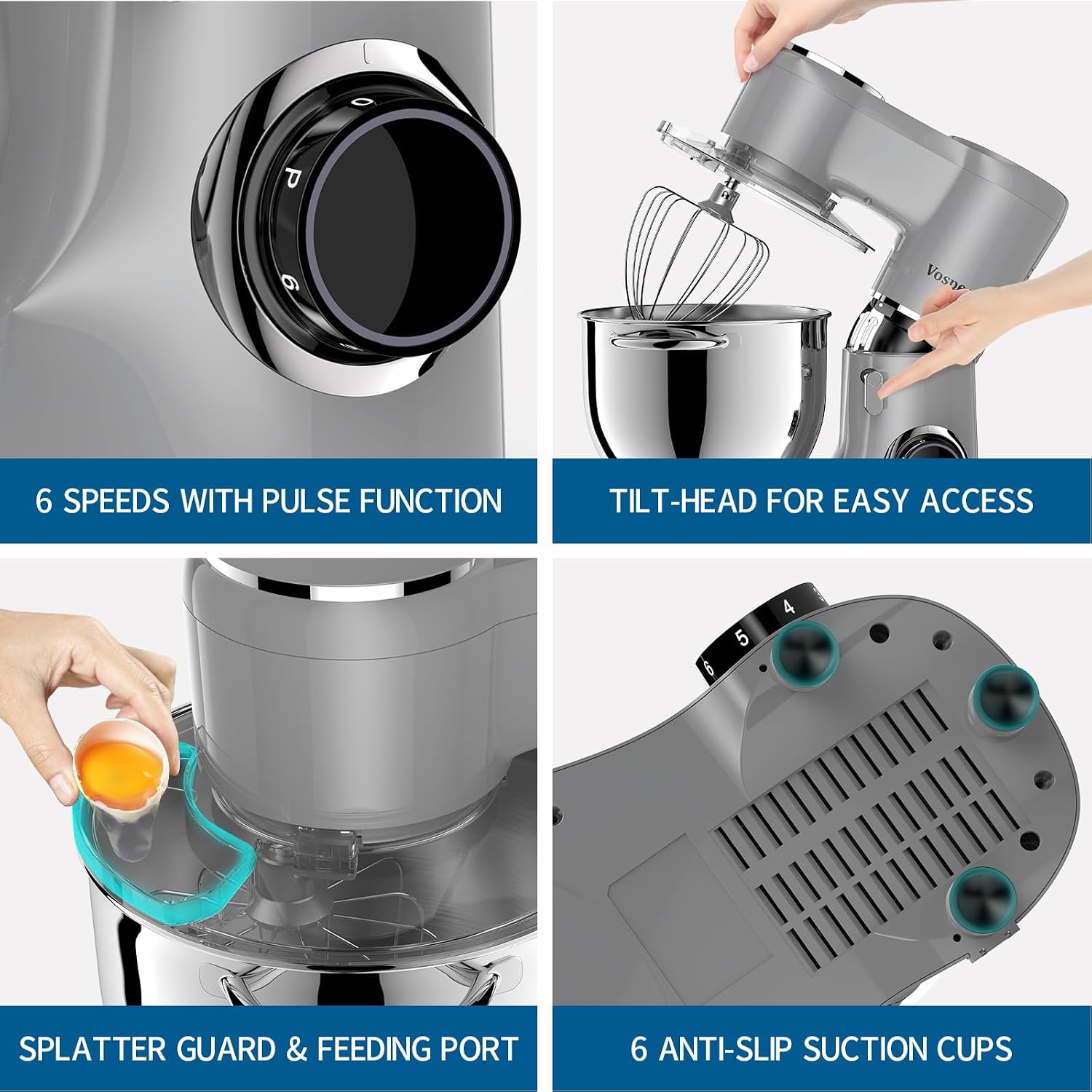 Detalle 2 de Vospeed Stand Mixer 8L