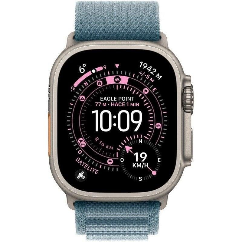 Detalle 2 de Apple Watch Ultra 3 GPS + Cellular 49mm Titanio + Correa Loop Alpine Azul Claro (Talla Pequeña) – ficha de compra