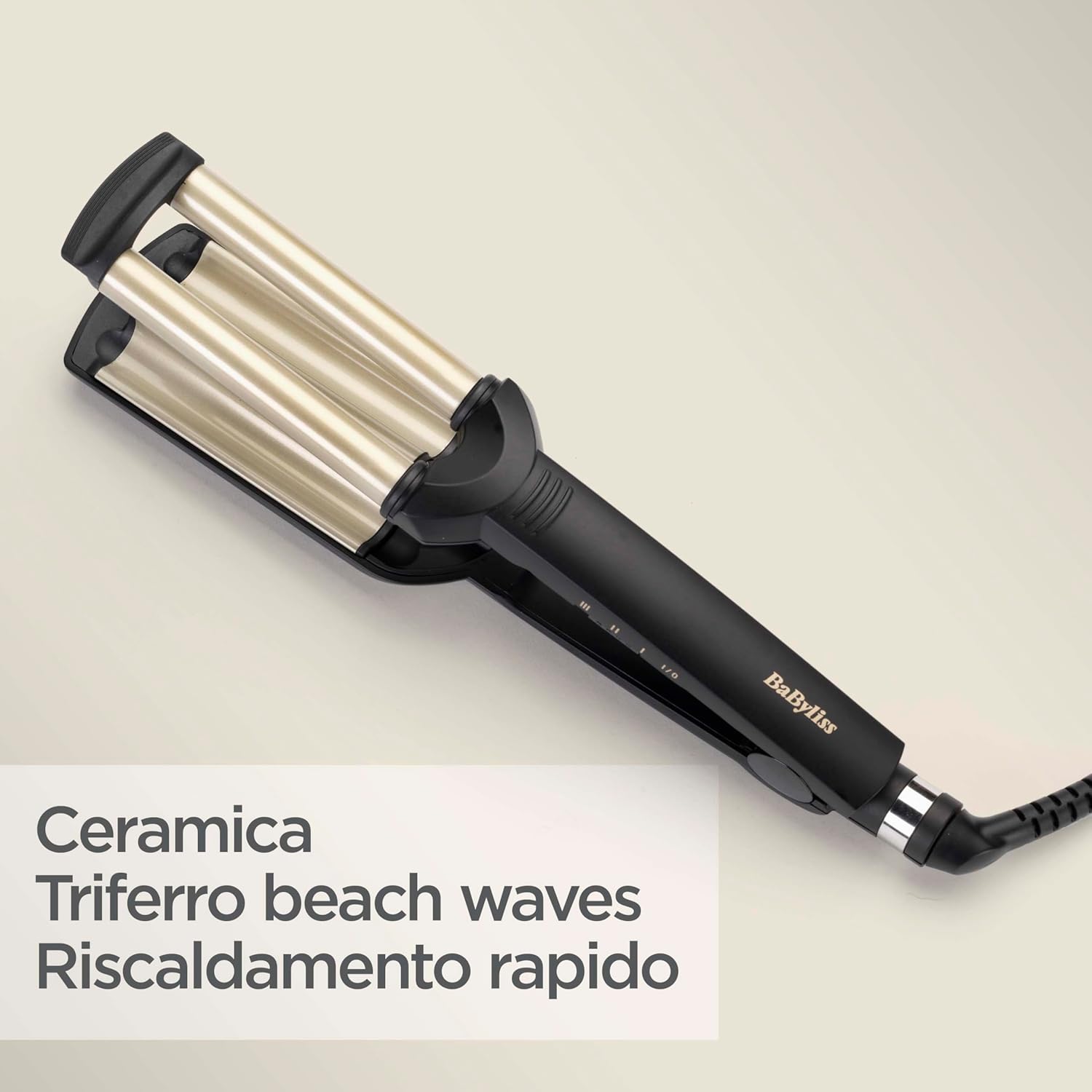 Detalle 2 de BaByliss Triferro Easy Waves C260E 3 temperature