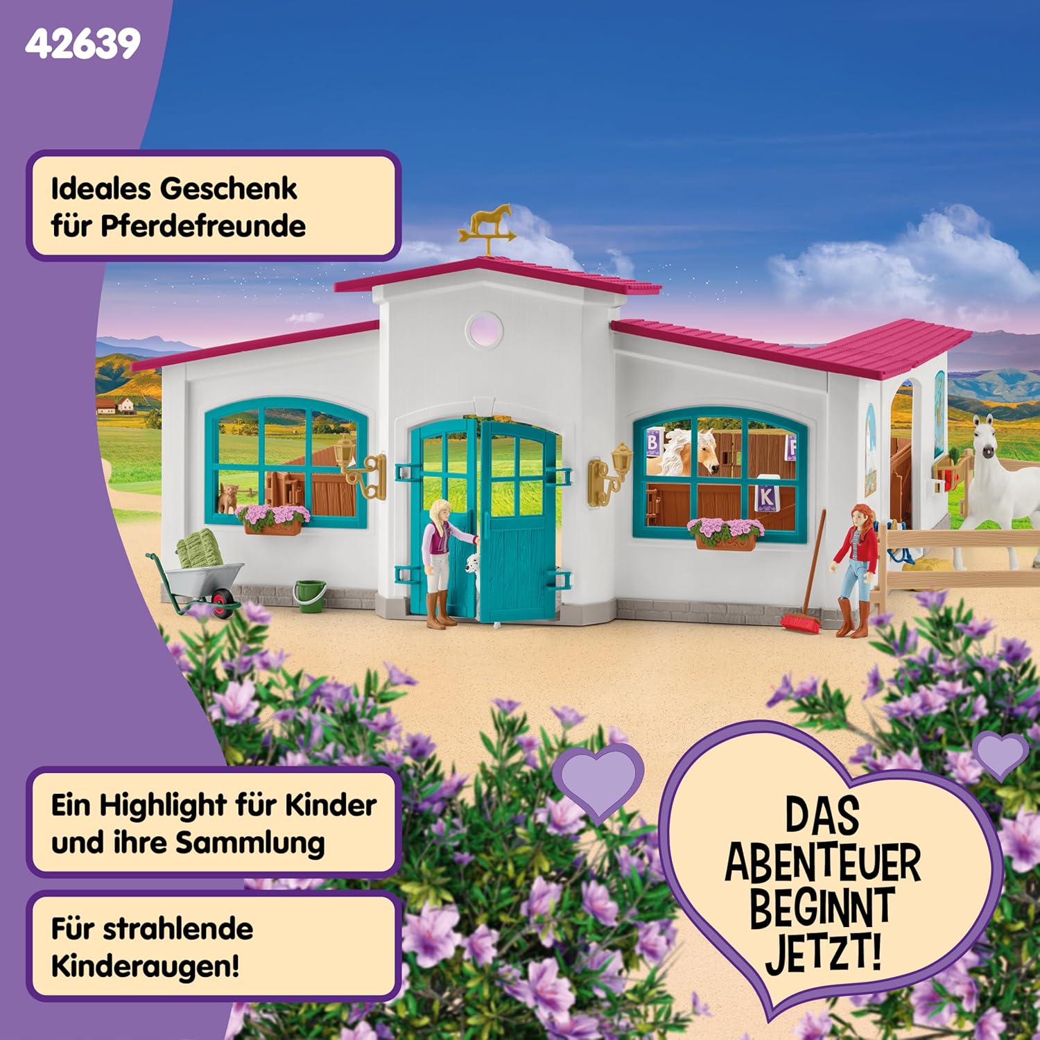 Thumbnail 5 de Schleich Horse Club Reithalle Peppertree 42639 179 Teile