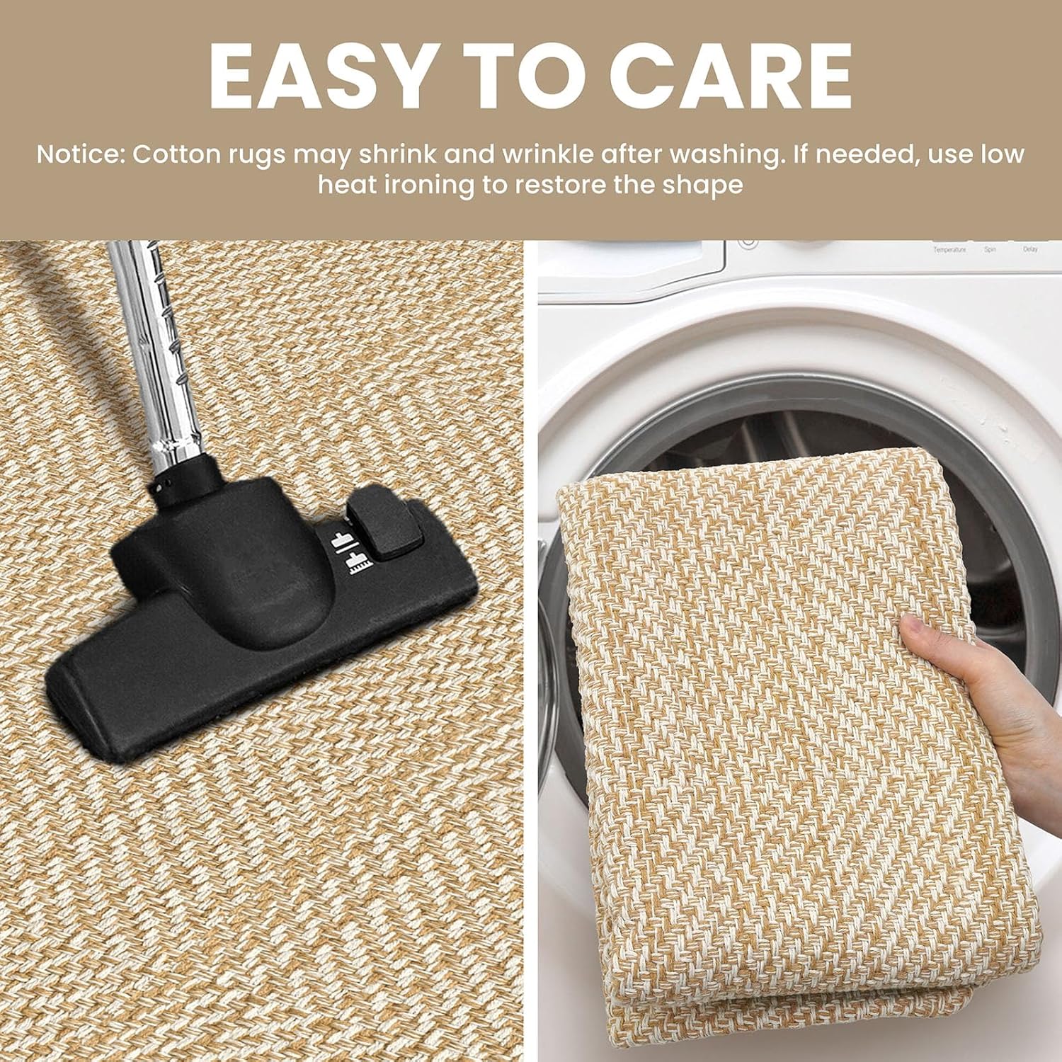 Thumbnail 4 de IOHOUZE Washable Runner Rug 2x10 with Non-Slip Rubber Backing